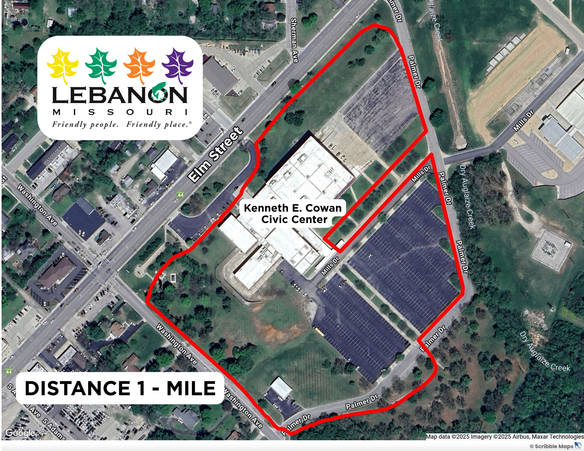 Kenneth E. Cowan Civic Center Walking Trail